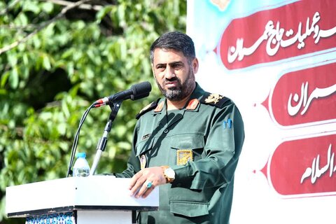 تصاویر همایش افتتاح یادمان شهدای حاج عمران در پادگان امام حسین(ع)خرم آباد