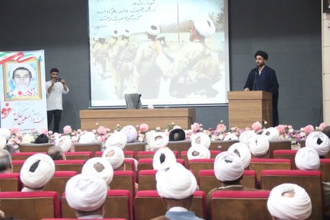 تصاویر / مراسم گرامیداشت سوم خردادماه، با حضور روحانیون رزمنده استان قزوین