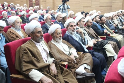 تصاویر / مراسم گرامیداشت سوم خردادماه، با حضور روحانیون رزمنده استان قزوین