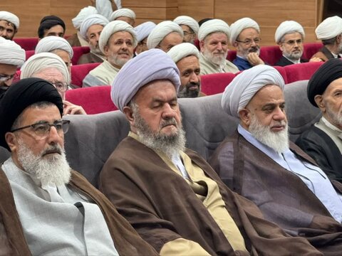 تصاویر / مراسم گرامیداشت سوم خردادماه، با حضور روحانیون رزمنده استان قزوین