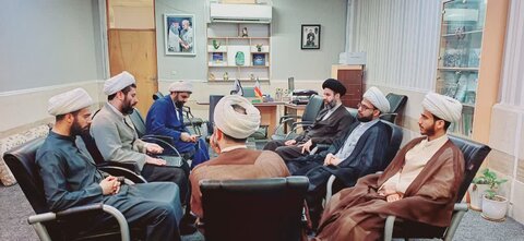 تصاویر/بازدید معاون پژوهش حوزه علمیه خوزستان از مدرسه علمیه امیرالمومنین علی (ع) کارون
