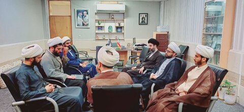 تصاویر/بازدید معاون پژوهش حوزه علمیه خوزستان از مدرسه علمیه امیرالمومنین علی (ع) کارون