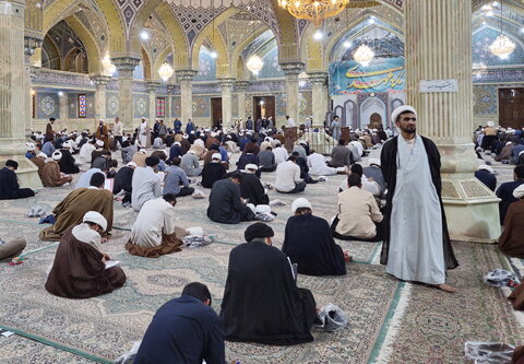 تصاویر/ برگزاری آزمون کتبی تدریس سطح یک حوزه علمیه قم