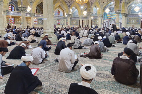تصاویر/ برگزاری آزمون کتبی تدریس سطح یک حوزه علمیه قم