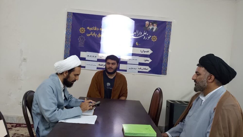 طلاب مدرسه علمیه دارالعلم آیت الله اعتمادی کاشان از پایان نامه های خود دفاع کردند+تصاویر