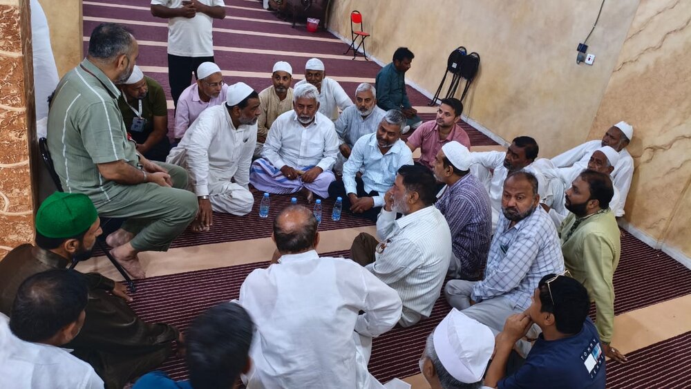 स्टेट हज इंस्पेक्टर मास्टर सागर हुसैनी अमलवी ने दी आज़मीने हज को ज़रूरी सलाह