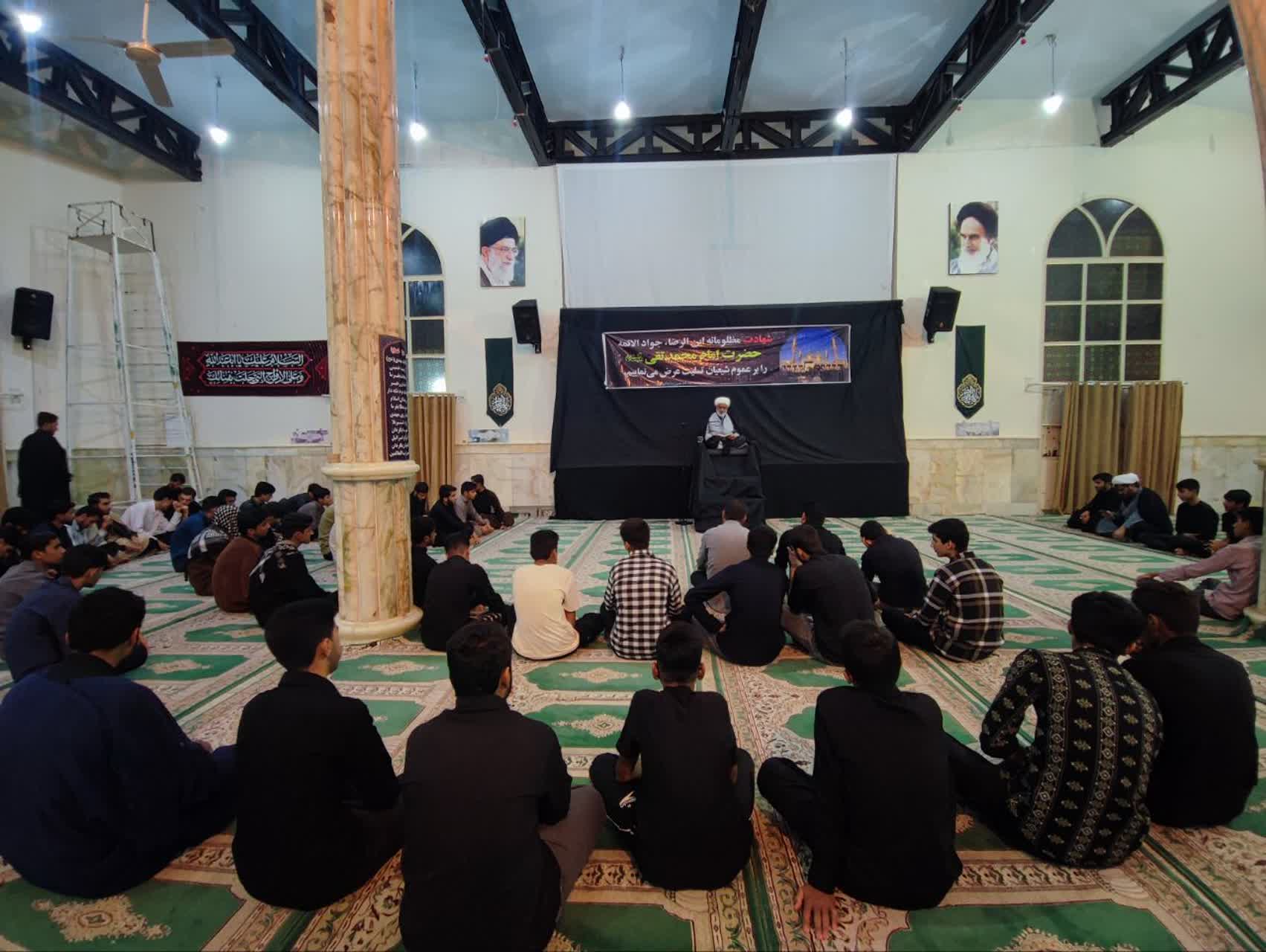 تصاویر/ مراسم عزاداری شهادت امام جواد علیه السلام خمینی شهر بشاگرد