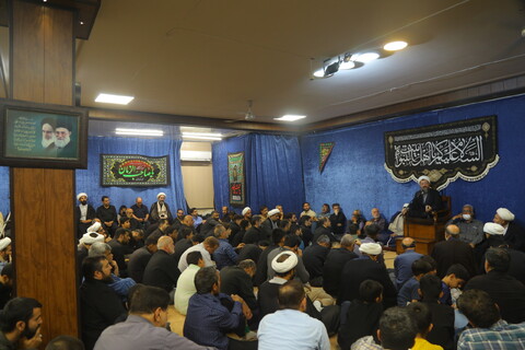 تصاویر / مراسم عزاداری شهادت امام جوادالائمه (ع) در بیت آیت الله فقیهی