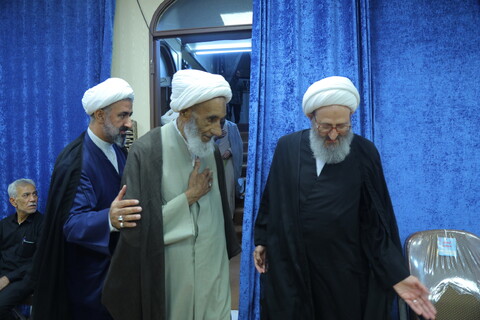 تصاویر / مراسم عزاداری شهادت امام جوادالائمه (ع) در بیت آیت الله فقیهی