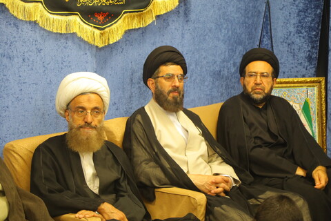 تصاویر / مراسم عزاداری شهادت امام جوادالائمه (ع) در بیت آیت الله فقیهی