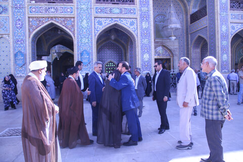 تصاویر| آیین غباروبی حرم مطهر سیدعلاالدین حسین(ع)