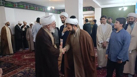 تصاویر/ نشست مدیر حوزه علمیه آذربایجان غربی با طلاب خوی