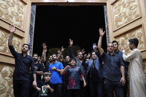 تصاویر/ حال و هوای حرم حضرت معصومه (س) در شب شهادت امام جواد(ع)