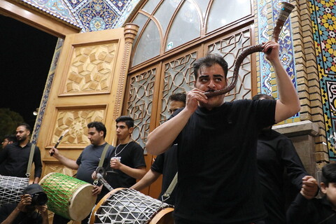 تصاویر/ حال و هوای حرم حضرت معصومه (س) در شب شهادت امام جواد(ع)