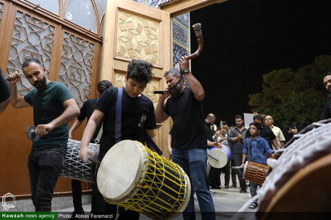 Photos/ Sanctuaire de Hazrat Masoumeh (psl) la nuit de l'anniversaire du martyre de l'Imam Javad (psl)
