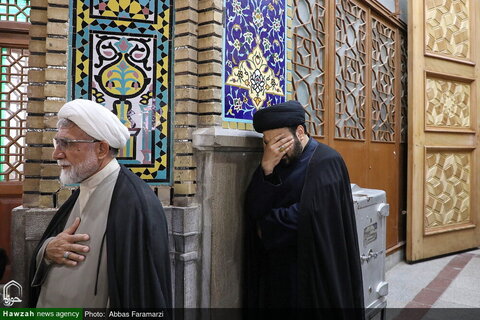 Photos/ Sanctuaire de Hazrat Masoumeh (psl) la nuit de l'anniversaire du martyre de l'Imam Javad (psl)