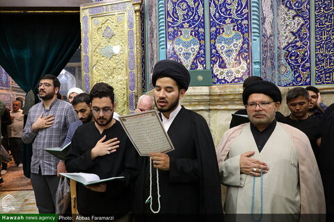 Photos/ Sanctuaire de Hazrat Masoumeh (psl) la nuit de l'anniversaire du martyre de l'Imam Javad (psl)