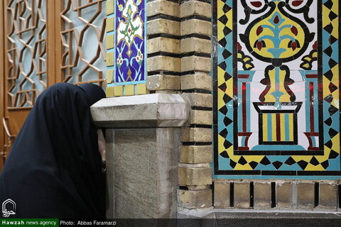 Photos/ Sanctuaire de Hazrat Masoumeh (psl) la nuit de l'anniversaire du martyre de l'Imam Javad (psl)