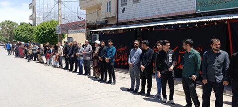 تصاویر اجتماع عزاداران نورآباد در شهادت امام جواد(ع)