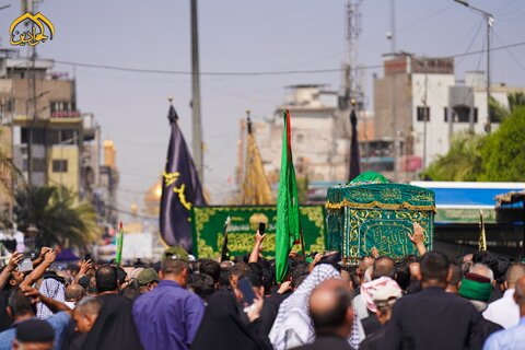 تشييع النعش الرمزي للإمام محمد بن علي الجواد (عليه السلام)