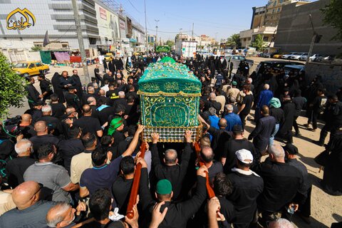 تشييع النعش الرمزي للإمام محمد بن علي الجواد (عليه السلام)