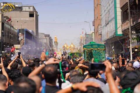 تشييع النعش الرمزي للإمام محمد بن علي الجواد (عليه السلام)