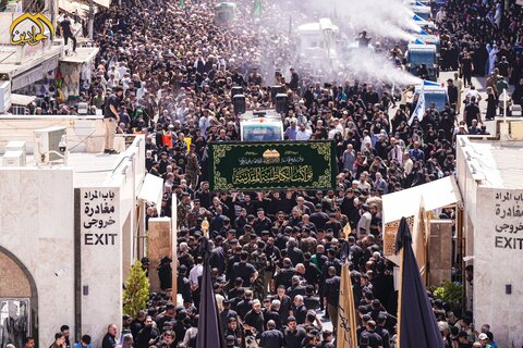 تشييع النعش الرمزي للإمام محمد بن علي الجواد (عليه السلام)