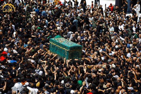 تشييع النعش الرمزي للإمام محمد بن علي الجواد (عليه السلام)