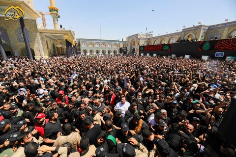 تشييع النعش الرمزي للإمام محمد بن علي الجواد (عليه السلام)
