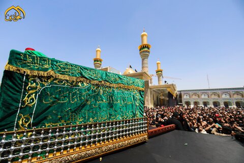 تشييع النعش الرمزي للإمام محمد بن علي الجواد (عليه السلام)