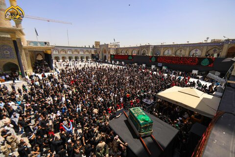 تشییع تابوت نمادین امام جواد (علیه‌السلام) در کاظمین