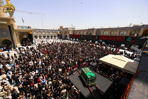تشییع تابوت نمادین امام جواد (علیه‌السلام) در کاظمین