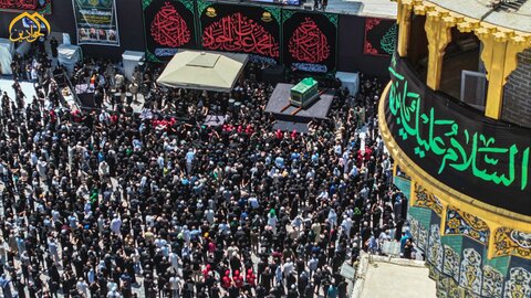 تشییع تابوت نمادین امام جواد (علیه‌السلام) در کاظمین