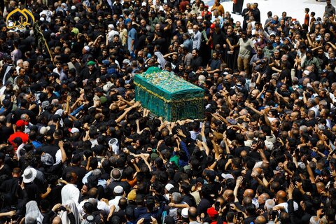 تشییع تابوت نمادین امام جواد (علیه‌السلام) در کاظمین