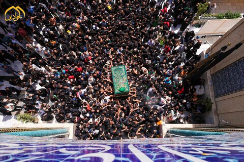 تشییع تابوت نمادین امام جواد (علیه‌السلام) در کاظمین