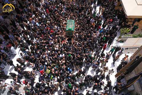 تشییع تابوت نمادین امام جواد (علیه‌السلام) در کاظمین