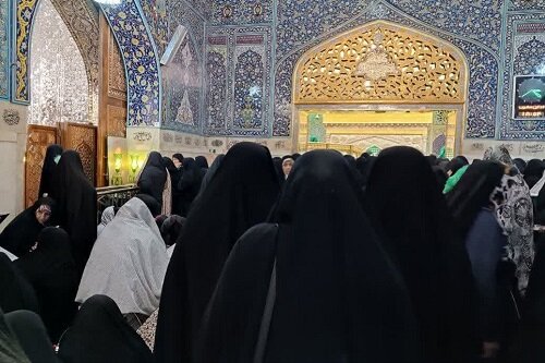 اردوی زیارتی طلاب مدرسه علمیه خواهران امام حسین(ع) قصرشیرین در مشهد مقدس برگزار شد + تصاویر