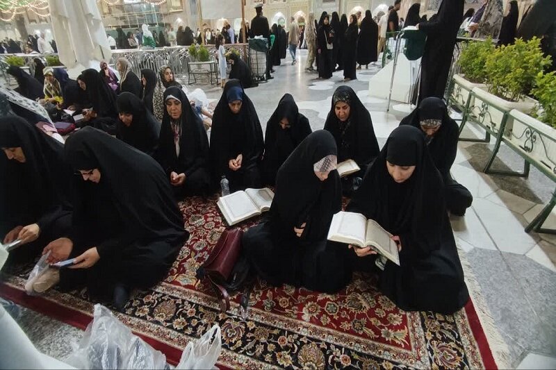 اردوی زیارتی طلاب مدرسه علمیه خواهران امام حسین(ع) قصرشیرین در مشهد مقدس برگزار شد + تصاویر