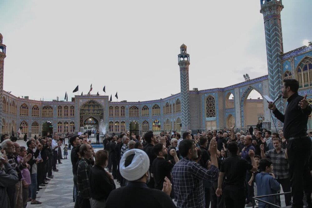 تصاویر/ عزاداری شهادت امام جواد(ع) در آستان هلال بن علی (ع)