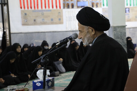 تصاویر| مراسم شهادت حضرت جواد الائمه در مدرسه علمیه نرجس بیرجند