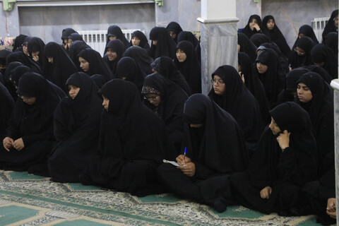 تصاویر| مراسم شهادت حضرت جواد الائمه در مدرسه علمیه نرجس بیرجند