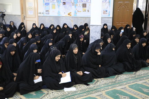 تصاویر| مراسم شهادت حضرت جواد الائمه در مدرسه علمیه نرجس بیرجند