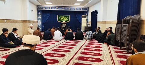 تصاویر/بازدید معاون پژوهش حوزه علمیه خوزستان از مدرسه علمیه الغدیر اهواز