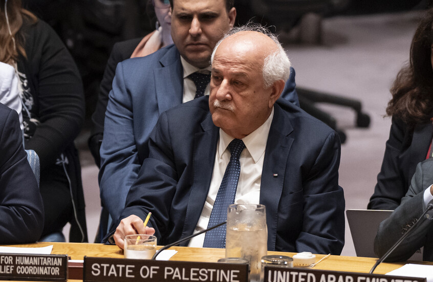 مندوب فلسطين ينفجر بالبكاء في مجلس الأمن + فيديو
