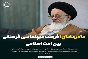 عکس نوشت| ماه رمضان؛ فرصت دیپلماسی فرهنگی بین امت اسلامی