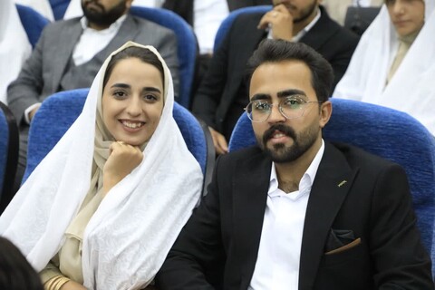 مراسم جشن ازدواج دانشجویی با حضور نماینده ولی فقیه در خراسان جنوبی