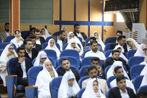 مراسم جشن ازدواج دانشجویی با حضور نماینده ولی فقیه در خراسان جنوبی
