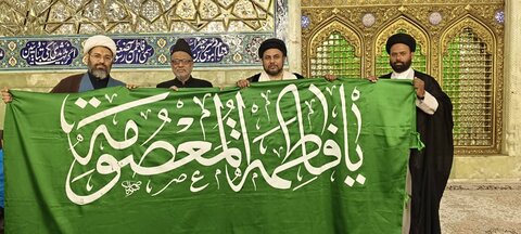 بانئ حوزہ معصومہ (س) قم نبا فاؤنڈیشن کی مدیر روضہ معصومہ (س) قم سے حرم مطھر میں خصوصی ملاقات