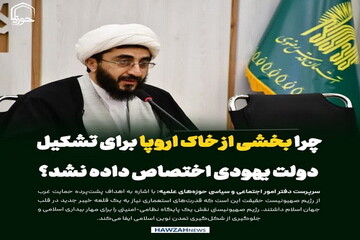 عکس نوشت| چرا بخشی از خاک اروپا برای تشکیل دولت یهودی اختصاص داده نشد؟