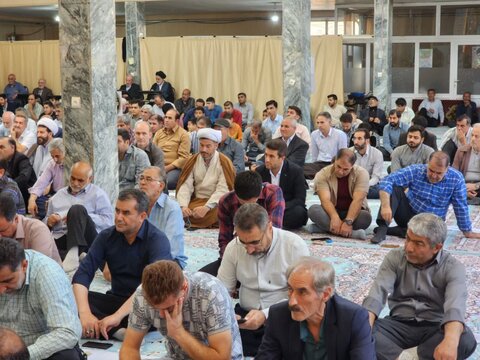 تصاویر/ آیین عبادی سیاسی نماز جمعه چایپاره